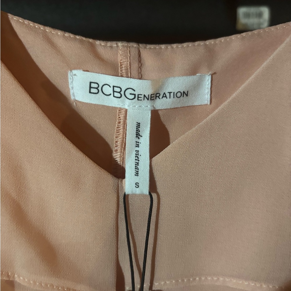 BCBGeneration Blush Ruffle Mini Dress - Picture 2 of 2